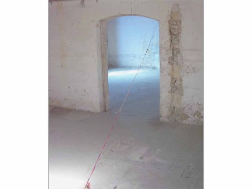 KATINKA BOCK. United for Paris, 2011. String. variable dimensions Blaue Stunde Raum, 2012. paint. variable dimensions 