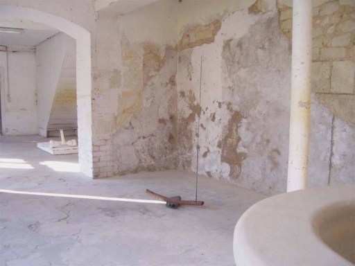 Guillaume Leblon. FISHING FOR STABILITY, , 2010. Iron and plastiline. 80 x 165 x 35 cm 