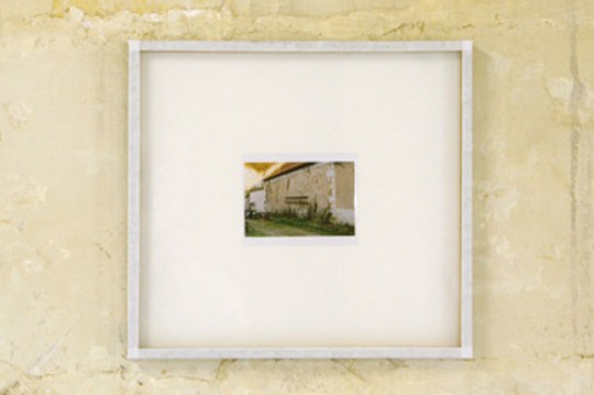 ECHELLE 01 (Poncé-sur-le-Loir), 2012, série de photographies des échelles de Poncé-sur-le-Loir.