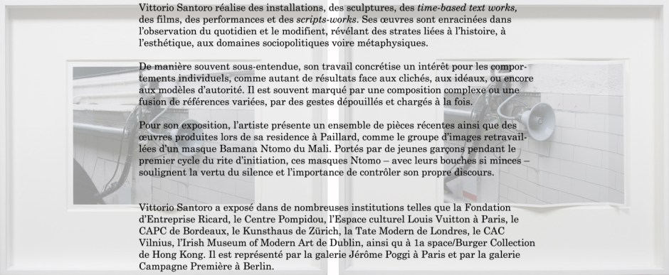 Vittorio Santoro. Defamiliarizing Tactics, Twice. 2009-2010. Diptyque. Courtesy of the Galerie Jérôme Poggi, Paris.