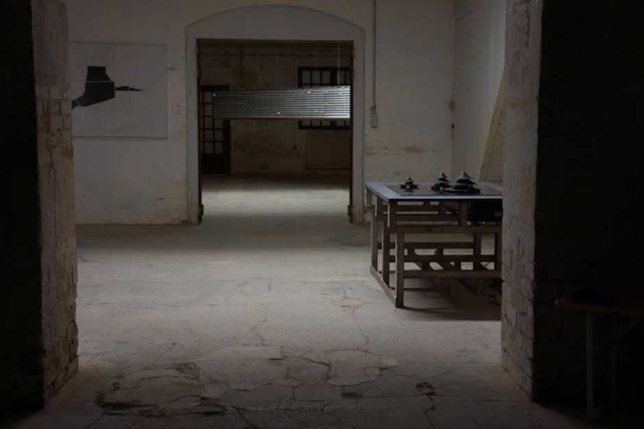 Bertrand Lamarche. Le Lac Noir. vue de l'exposition. Courtesy Galerie Jérôme Poggi, Paris.  