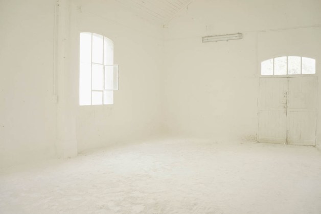 Vincent Lamouroux, Attente, 2014, Chaux éteinte