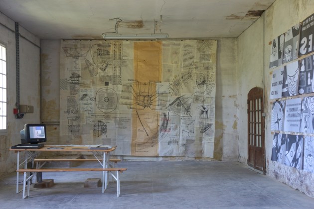 Niek Van de Steeg, Le grand dessin. 1995. Photo © James Porter  