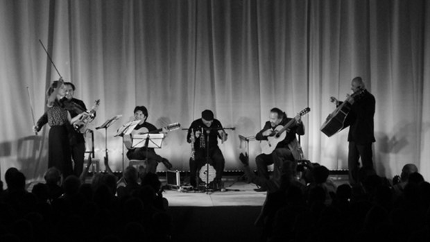 Deborah Nemtanu, Alexis Cardenas, Leonidas Rondon, Francisco Gonzales, Rafael Mejias, Nelson Gomez. Photo © James Porter 