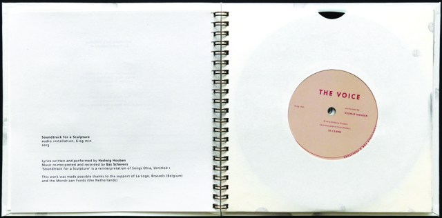 Hedwig Houben, Soundtrack for a Sculpture, 2013.
